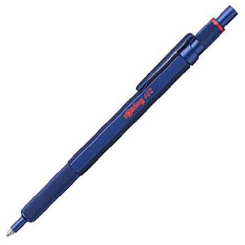 Rotring 600 Ballpoint Pen metallic blue Slike