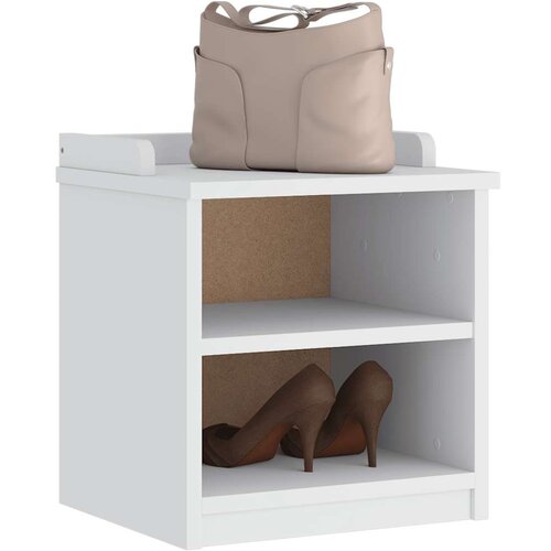 VidaXL Klupa za predsoblje SANDNES 45x40x50 cm od masivne borovine Slike