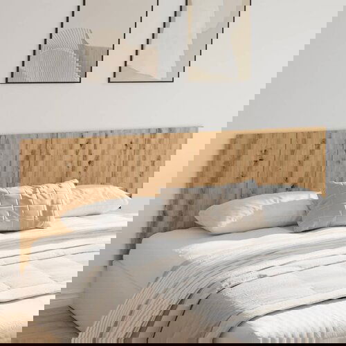 VidaXL Zidno uzglavlje boja artisian hrast 240 x 1,5 x 80 cm drveno Slike