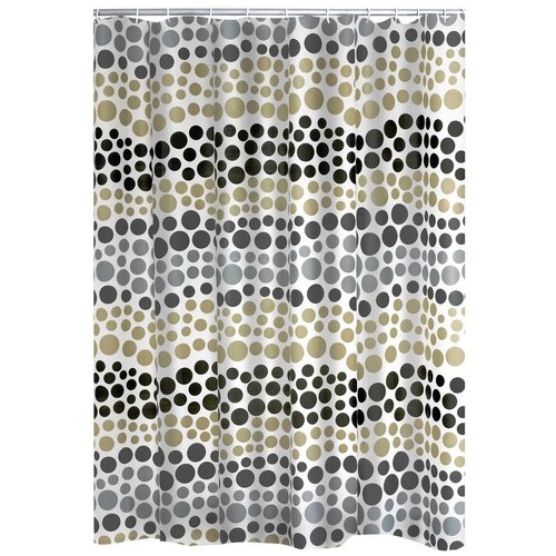 Ridder 32329 ZAVESA ZA KADU LAYER BEŽ VINIL 180x200 Cene