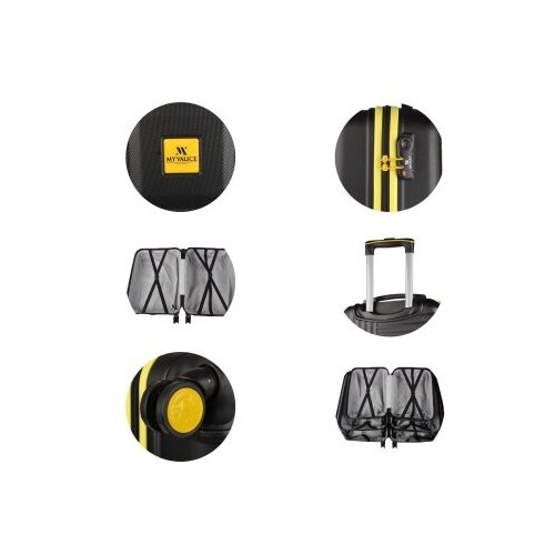 Zoozie Bags set kofera 3/1 plekobsah Slike
