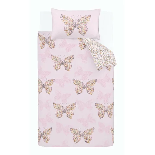 Catherine Lansfield Dječja posteljina za krevet za jednu osobu 135x200 cm Enchanted Butterfly –