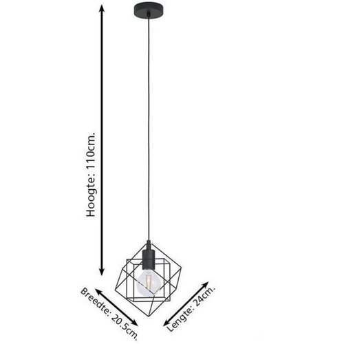 Eglo 43358 - visilica na sajli straiton 1xE27/60W/230V Slike