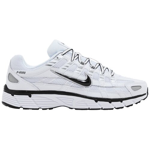 Nike Modne superge P-6000 White Metallic Silver Black Črna Slike