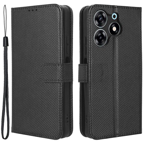 INORCO Za Tecno Spark 10 Pro/KI7 usnjena preklopna preklopna torbica, za&amp;scaron;čitna torbica za telefon z diamantno teksturo, denarnica, (22033450) Slike
