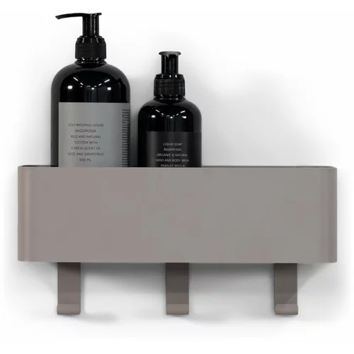 Spinder Design Svijetlo siva željezna zidna kupaonska polica Multi –