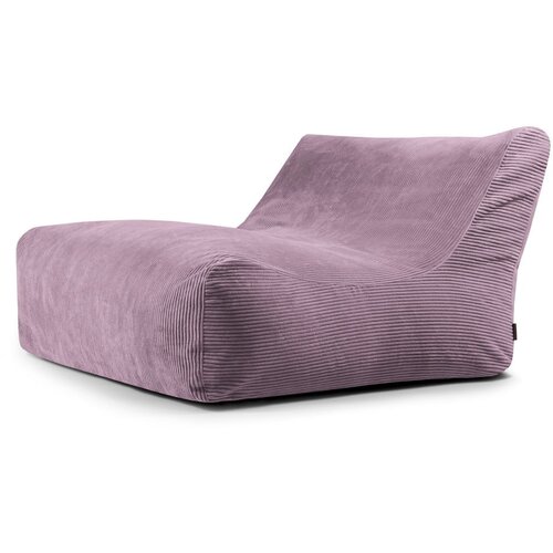 SLOWDOWN Vijolična vreča za sedenje iz rebrastega žameta Sofa Lounge &amp;ndash; Slike