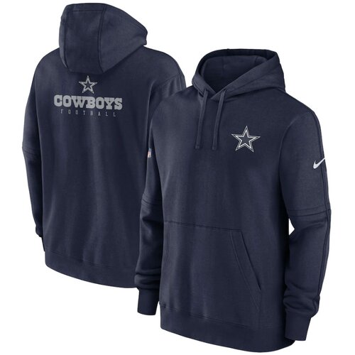 Nike dallas cowboys club sideline fleece pullover pulover s kapuco Cene