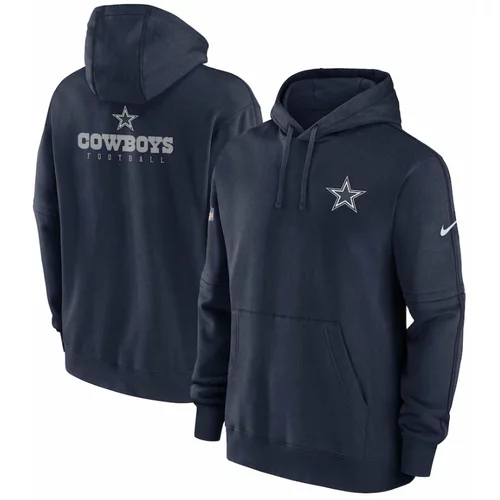 Nike Dallas Cowboys Club Sideline Fleece Pullover pulover sa kapuljačom