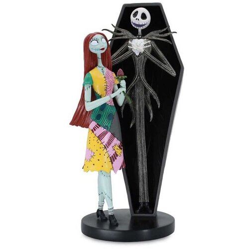  Jack & Sally Coffin Figure Cene