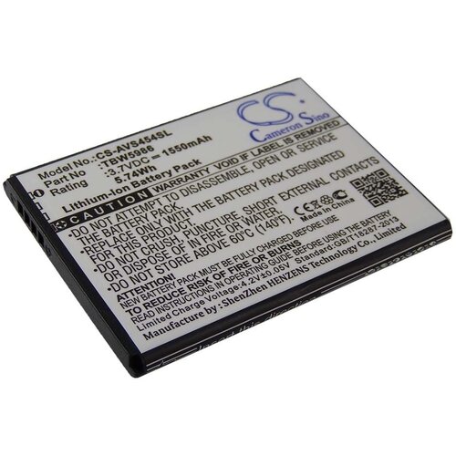VHBW Baterija za Archos 45 Neon, 1550 mAh Slike