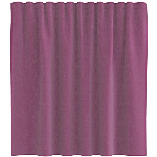 Voile zavjese s džepovima za &amp;scaron;ipke 2 kom. ljubičaste Ljubičasta 140 x 140 cm Slike