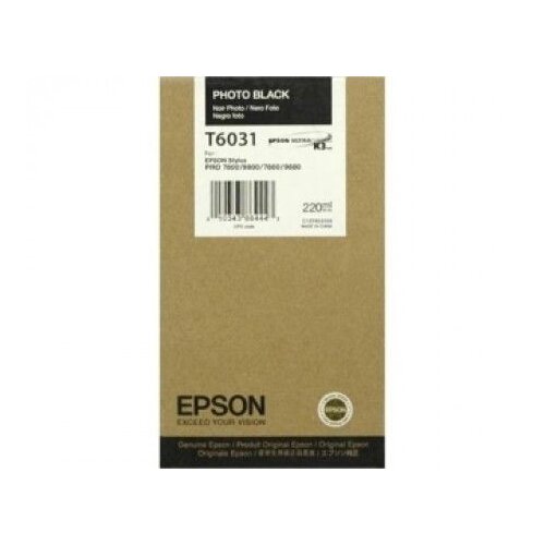 Epson ink cartridge photo black T 603 220 ml T 6031 Slike