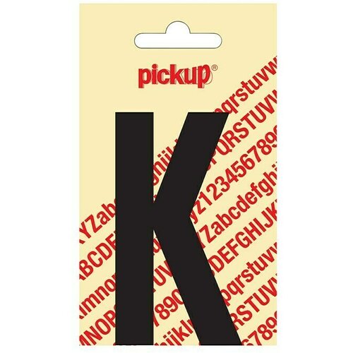 Pickup Naljepnica (Motiv: K, Crne boje, Visina: 90 mm) Slike