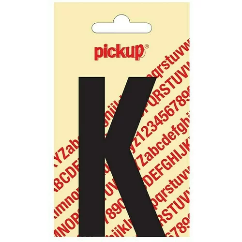 Pickup Naljepnica (Motiv: K, Crne boje, Visina: 90 mm)