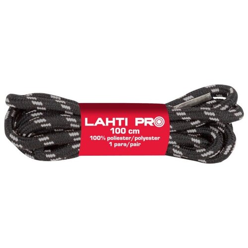 Lahti Pro vezice okrugle za obuću crne-sive 120cm l9040220 Slike