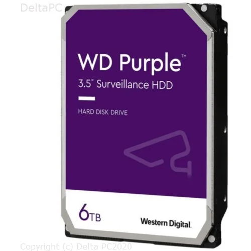 HDD INT 6TB WD Purpl Surveillance WD62PURZ