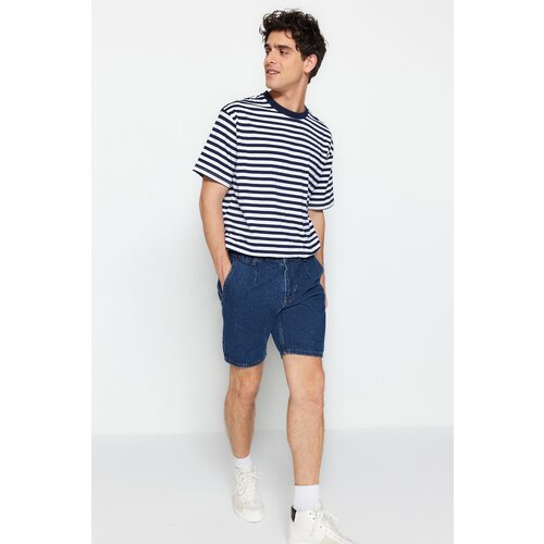 Trendyol Shorts - Navy blue - Normal Waist Slike
