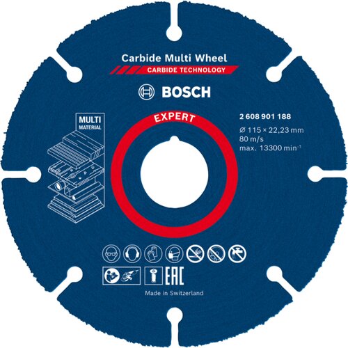 Bosch expert multi wheel karbidna rezna ploča 115 mm Slike