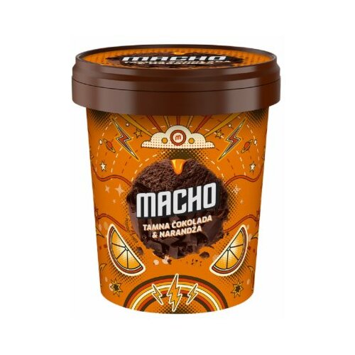 Frikom sladoled macho choco orange 370ML čaša Slike