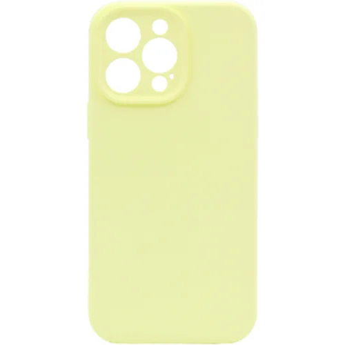 Chameleon Silikonski ovitek (liquid silicone) za Apple iPhone 15 Pro Max, Soft, pastelno rumena