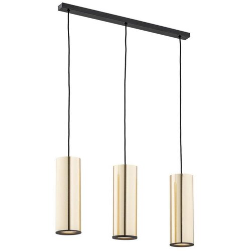  Argon 1486 - Luster na sajli LINEA 3xE27/15W/230V mesing/crna Cene