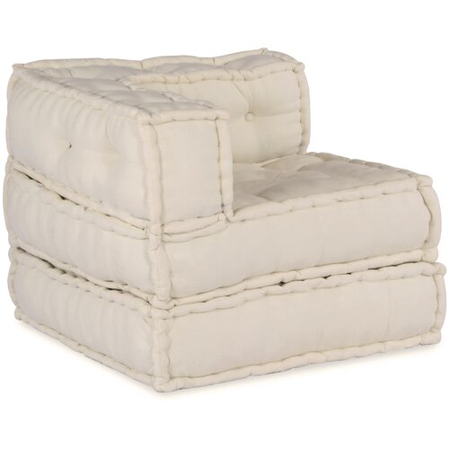  Modularna sofa 3 pcs Krem Tkanina Slike