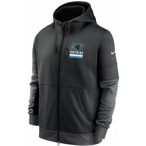 Nike Carolina Panthers Lockup Therma Full Zip majica sa kapuljačom
