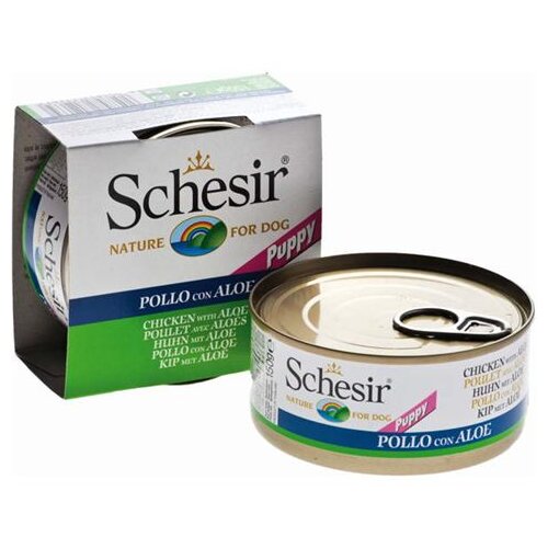 Schesir Puppy piletina s aloe verom u želeu, konzerva 150 g Cijene