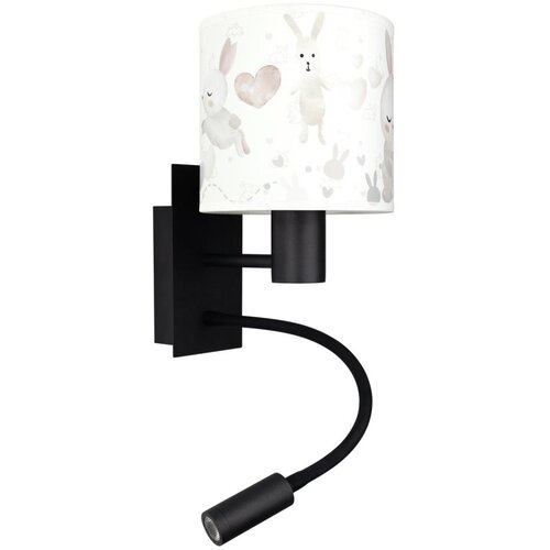 Brilagi LED fleksibilna lampa BOBO 1xE27/25W/230V + LED/3W crna/bela/zečići Cene