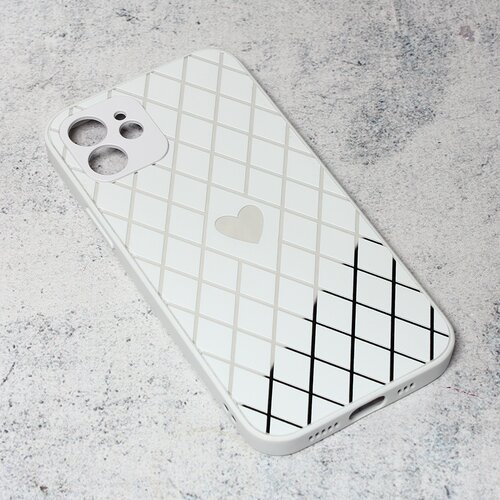 Teracell maska za iPhone 12 6.1 Diamond Heart bela Slike