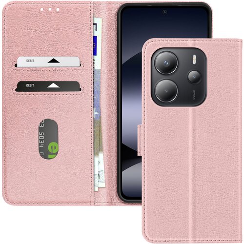 AVIZAR ohi&scaron;je za xiaomi redmi note 14 4G clamshell wallet and video holder, &scaron;ampanjec roza, (5000016713) Cene