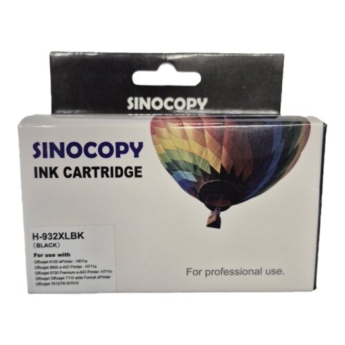 Sinocopy inkjet ketridz za hp 932xl k black hpijx932sc Slike