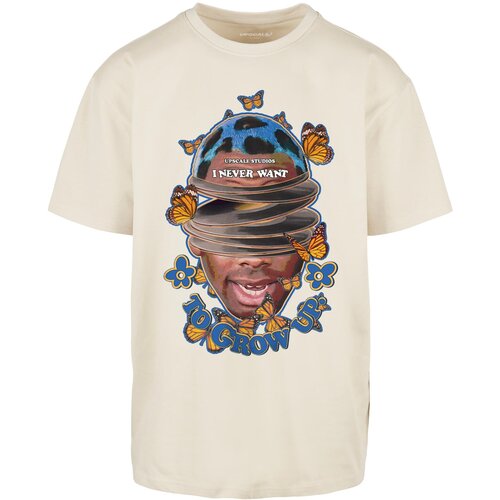 Mister Tee Men&amp;#039;s T-shirt Grow Up Oversize Cream Slike