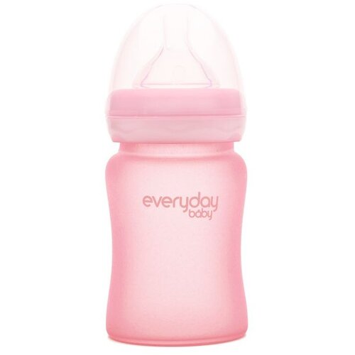 Everyday baby staklena bočica, 150ml Healthy+ , Roza Slike