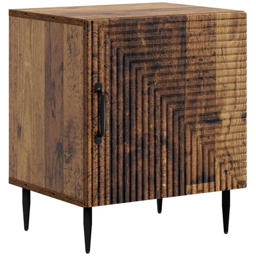  Noćni ormar Staro drvo 43 x 34 5 x 50 cm Konstruirano drvo - Staro drvo 1 Cene