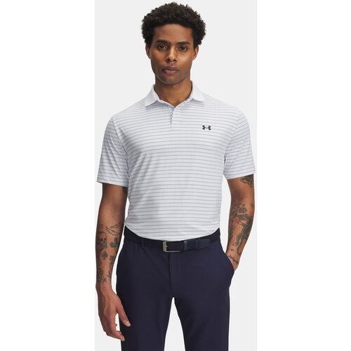 Under Armour Men's T-shirt UA Drive Chill Printed Polo-WHT - Men's Cene