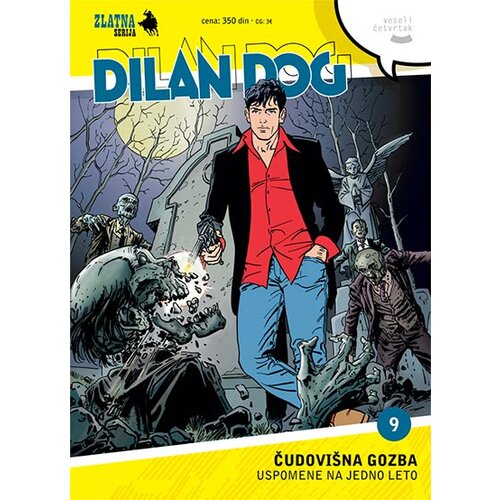 Veseli četvrtak Ticijano Skalvi - Zlatna serija 9 - Dylan Dog: Čudovišna gozba (korica A) Cene