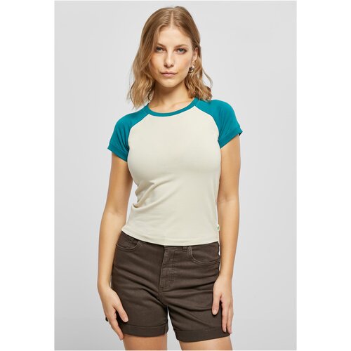 UC Ladies Ladies Organic Stretch Short Retro Baseball Tee softseagrass/watergreen Slike