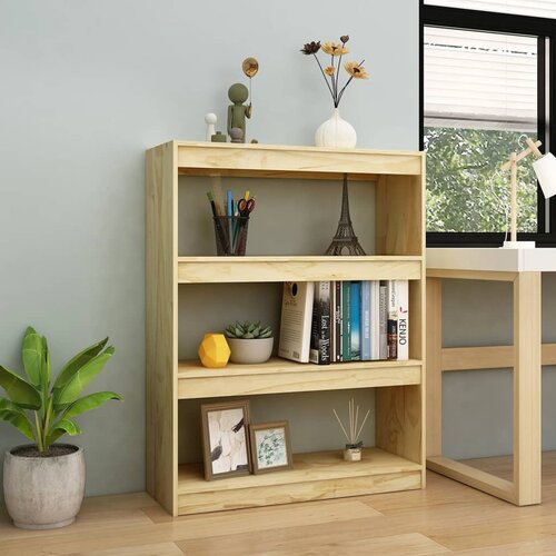 Furnova Knjižna omara/pregrada 100x30x103 cm trdna borovina, (21932627) Slike