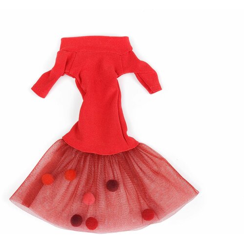 Feya Pom pom haljina ( H-01 ) crvena Slike