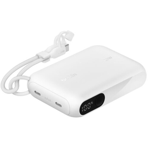 Belkin Powerbank mit Display 20W 10.000mAh USB-C wei&szlig; BPB027hqWH Cijene