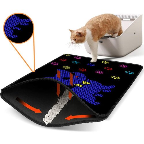 WALLXPERT Nrszn0103 multicolor cat litter mat Cene
