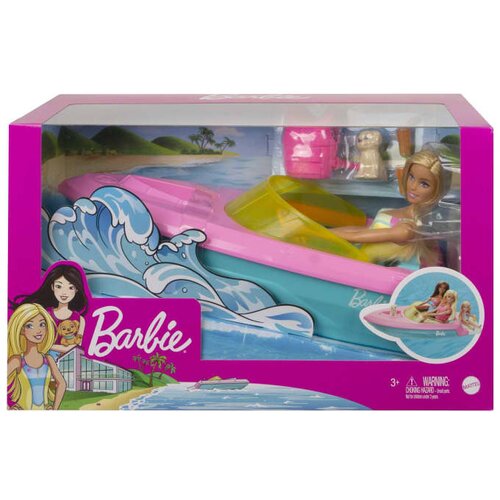 Barbie GRG29 gliser sa barbikom i ljubimcem 903560 Slike
