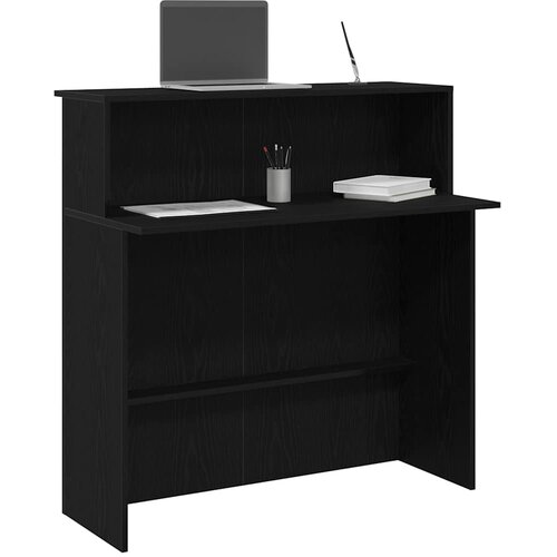 vidaXL Recepcijski stol crni 100x50x103,5 cm izrađeno drvo Cijene