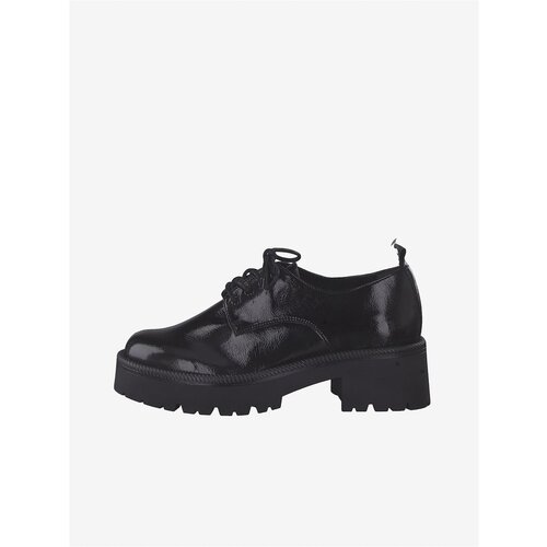Tamaris Black Shiny HeelEd Shoes - Women Slike