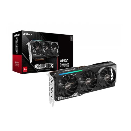 AsRock SVGA Radeon RX 9070 Chalanger 16GB, RX9070 CL 16G Slike