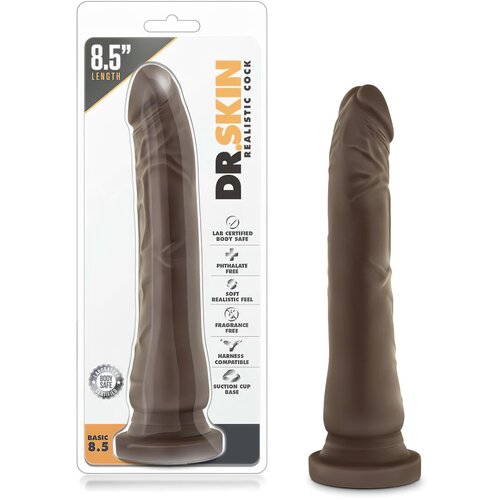 Dr Skin Dildo Dr. Skin, 22 cm, temno rjav Cene