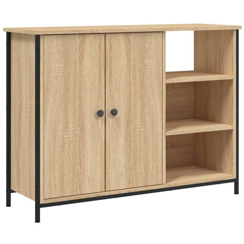 Maison Chic Komoda - Predalnik sonoma hrast 100x33x75 cm inženirski les, (21717939) Cene