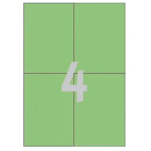 Avery Zweckform Etikete za označevanje, zelene 105 x 148 mm Slike